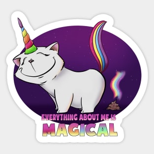 Everything about me is Magical Sticker